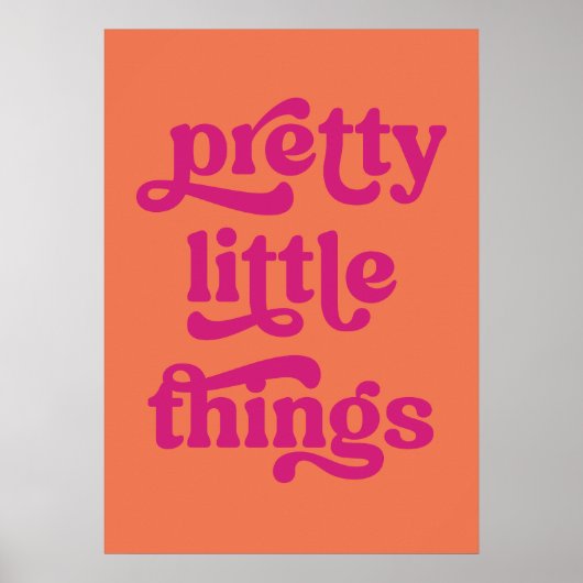 小かわいらしさい物 ポスター (正面)