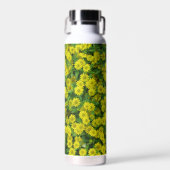 小かわいらしさな黄色い花 ウォーターボトル (正面)