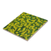 小かわいらしさな黄色い花 タイル (側面)