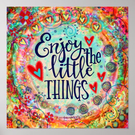 小かわいらしさ楽しむい事物引用文 ポスター (正面)