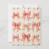 小かわいらし弓の個人文房具 ノートカード (裏面)