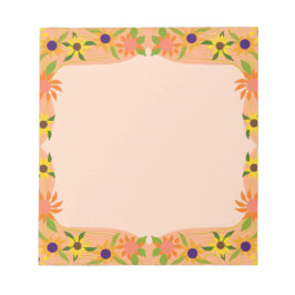 小かわいらし花 ノートパッド