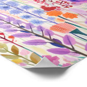 小かわいらし花 ポスター (角)