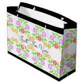 小かわいらし花 ラージペーパーバッグ (裏面アングル)