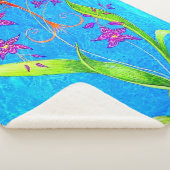 小かわいらし蘭の鳥 シェルパブランケット (3/4)