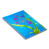 小かわいらし蘭の鳥 ノートブック (右側)