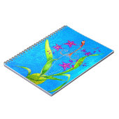 小かわいらし蘭の鳥 ノートブック (左側)