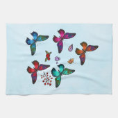 小かわいらし蝶 キッチンタオル (横)