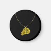 小きらきら光るさい マグネット (正面)