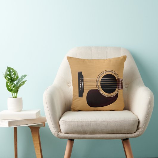 小ぎれいな上のアコースティックギター クッション (椅子)