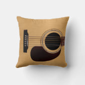 小ぎれいな上のアコースティックギター クッション (裏面)