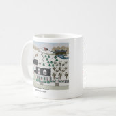 小ぎれいな丘のクリスマス コーヒーマグカップ (正面左)