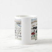 小ぎれいな丘のクリスマス コーヒーマグカップ (中央)