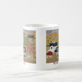 小ぎれいな丘の秋 コーヒーマグカップ (中央)