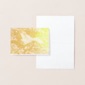 小ぎれいな平たい箱の滝 箔カード (ディスプレー)