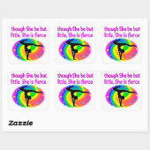 小さいがカラフル激しい体操のシール スクエアシール (シート)