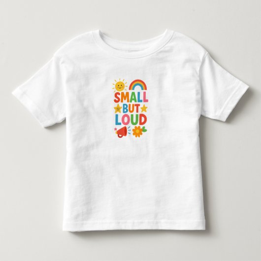 小さいが大きい トドラーTシャツ (正面)