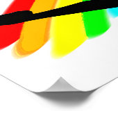 小さいが激しいダンサーパーソナライズされたのポスター ポスター (角)