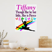 小さいが激しいダンサーパーソナライズされたのポスター ポスター (キッチン)