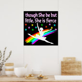 小さいが激しいバレリーナ ポスター (キッチン)