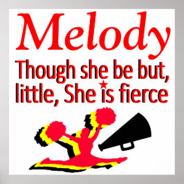 小さいが激しいパーソナライズされたチアリーティングポスター ポスター