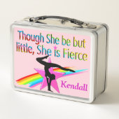 小さいが激しい体操パーソナライズされたの弁当箱 メタルランチボックス (裏面)