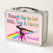 小さいが激しい体操パーソナライズされたの弁当箱 メタルランチボックス (正面)