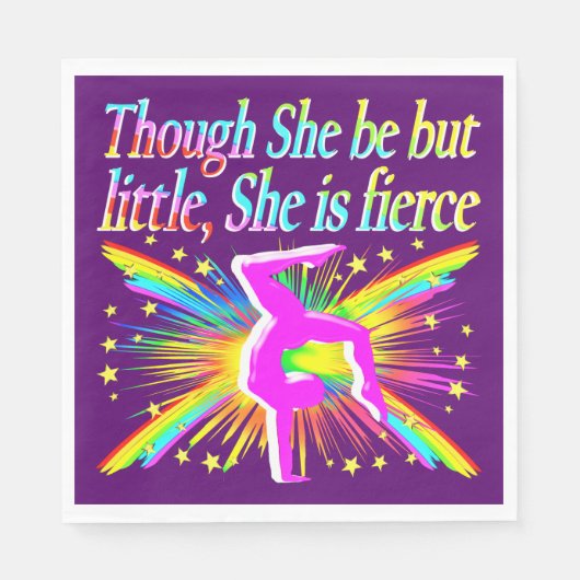 小さいが激しい体操紙ナプキン スタンダードランチョンナプキン (正面)