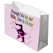 小さいが激しい体操選手 ラージペーパーバッグ (裏面アングル)