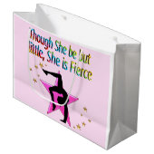 小さいが激しい体操選手 ラージペーパーバッグ (正面アングル)