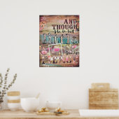 「小さいが、ものすごく強い」 ポスター (キッチン)