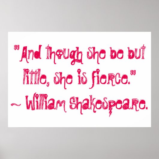 「小さいが、ものすごく強い」 ポスター (正面)