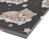 小さいくまの睡眠のパターン カッティングボード (角)