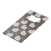 小さいくまの睡眠のパターン クレジットカード栓抜き (裏面アングル)