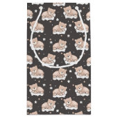 小さいくまの睡眠のパターン スモールペーパーバッグ (裏面)