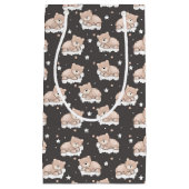 小さいくまの睡眠のパターン スモールペーパーバッグ (正面)