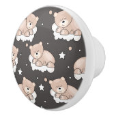 小さいくまの睡眠のパターン セラミックノブ (右)