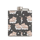 小さいくまの睡眠のパターン フラスク (裏面)