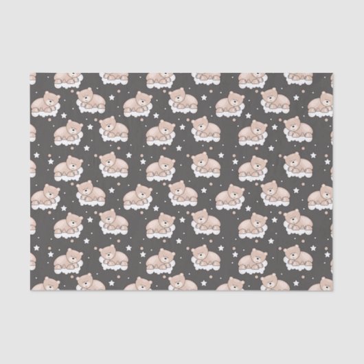 小さいくまの睡眠のパターン 薄葉紙 (正面)