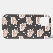 小さいくまの睡眠のパターン Case-Mate iPhoneケース (裏面 (横))
