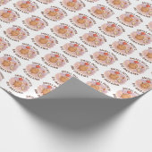 小さいじゃがいも大きな夢 – かわいいやる気を起こさせる ラッピングペーパー (角)