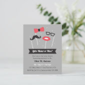 小さいたずら恋しく思や写真の小道具ベビーシャワー 招待状 (スタンド正面)