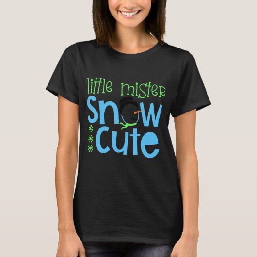 小さいたずら雪 Tシャツ (正面)