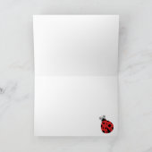 小さいてんとう虫のハッピーバースデー カード (内部)