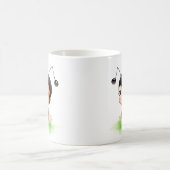 小さいてんとう虫の女の子のマグ コーヒーマグカップ (中央)