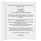 「小さいながらも勇敢な – 黄色のリボンカード」 (内側(右))