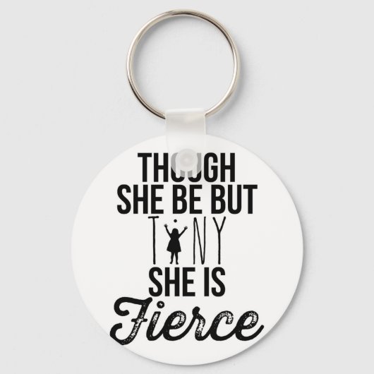 小さいながらも獰猛な鍵鎖 キーホルダー (正面)