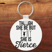 小さいながらも獰猛な鍵鎖 キーホルダー (正面)