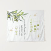 小さいのが歓迎の看板だ タペストリー (正面(横))