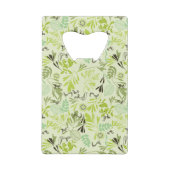 小さいひな鳥を表示するパターン クレジットカード栓抜き (裏面)